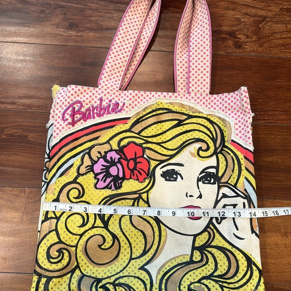 Loungefly Barbie Retro Canvas Tote Bag, Vintage, Rare, 15 X 14 - Picture 4 of 9
